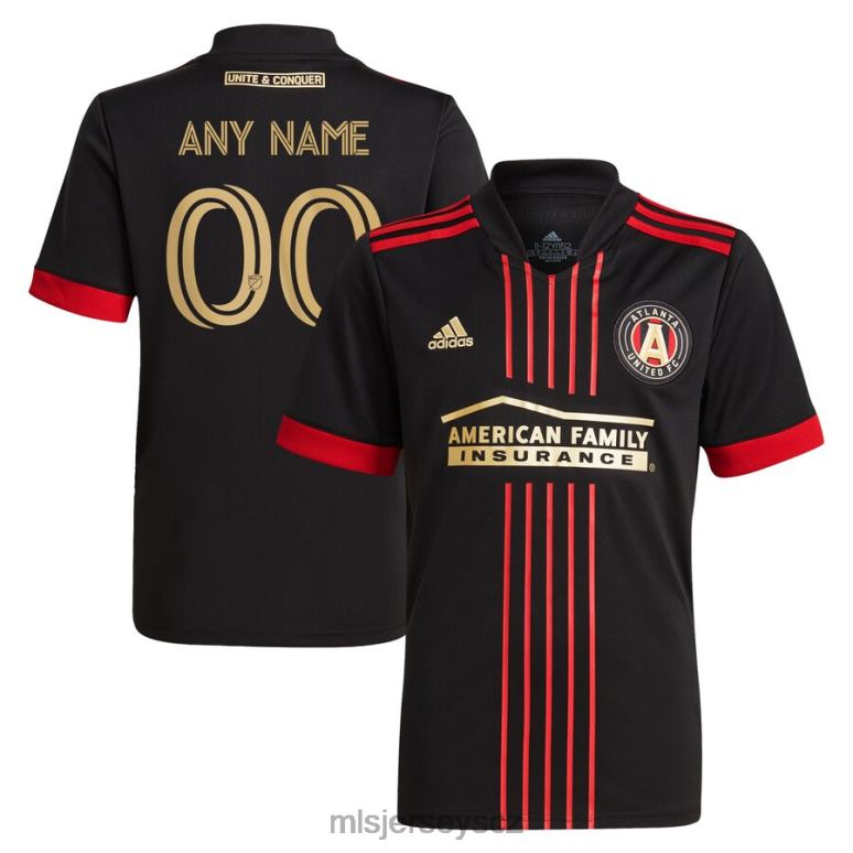 MLS Jerseys atlanta united fc adidas black 2021 blvck kit replika vlastního dresu děti trikot ZN2H01274