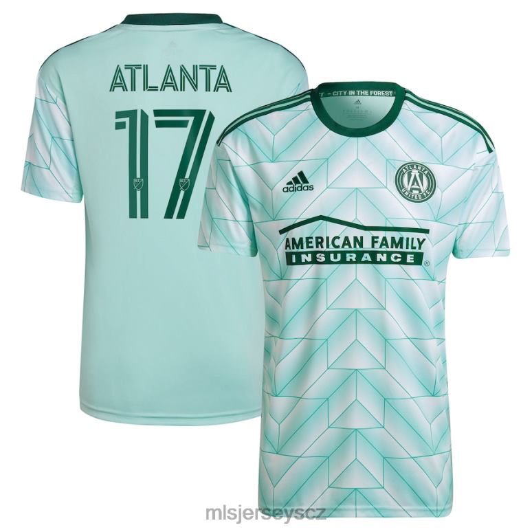 MLS Jerseys atlanta united fc adidas mint 2023 lesní souprava replika hráčského dresu děti trikot ZN2H01060