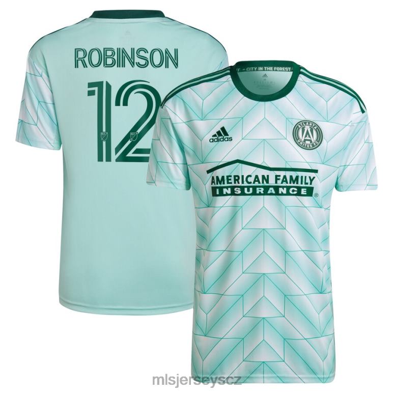 MLS Jerseys atlanta united fc miles robinson adidas mint 2022 the forest kit replika hráčského dresu děti trikot ZN2H01410