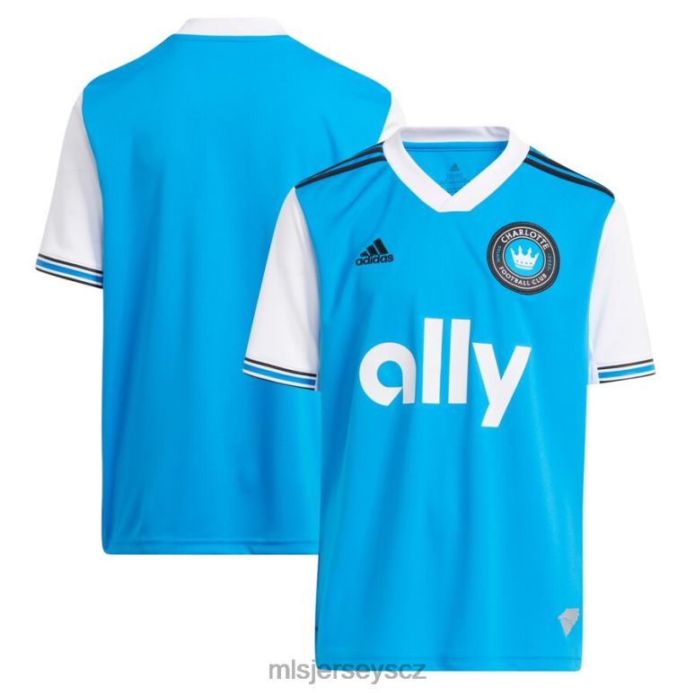 MLS Jerseys charlotte fc adidas blue 2022 primární replika dresu děti trikot ZN2H0145