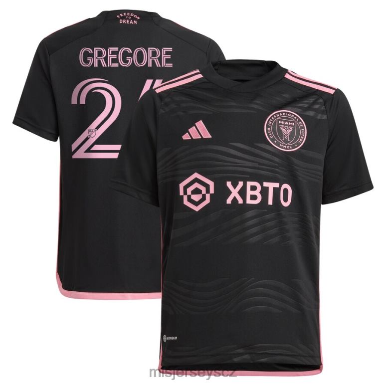 MLS Jerseys inter miami cf gregore adidas black 2023 la noche replika hráčského dresu děti trikot ZN2H0839
