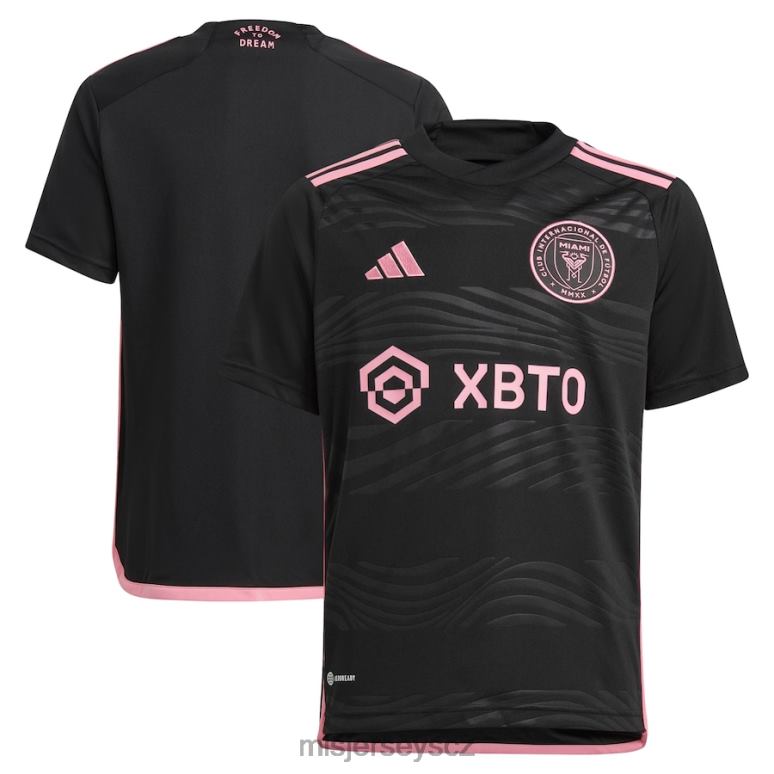 MLS Jerseys inter miami cf adidas black 2023 la noche replika dresu děti trikot ZN2H0101