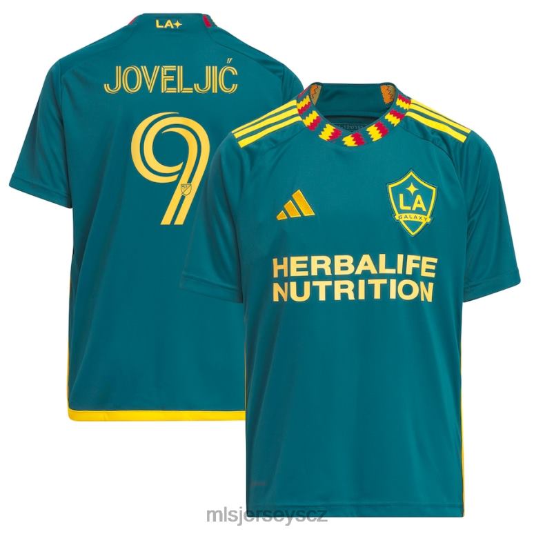 MLS Jerseys la galaxy dejan joveljic adidas green 2023 la kit replika hráčského dresu děti trikot ZN2H0841