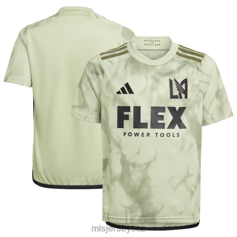MLS Jerseys lafc adidas zelená 2023 replika dresu s kouřovou clonou děti trikot ZN2H0103