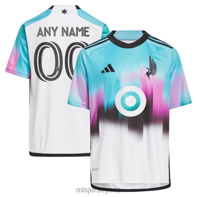 MLS Jerseys minnesota united fc adidas white 2023 the Northern Lights kit replika custom dresu děti trikot ZN2H0171