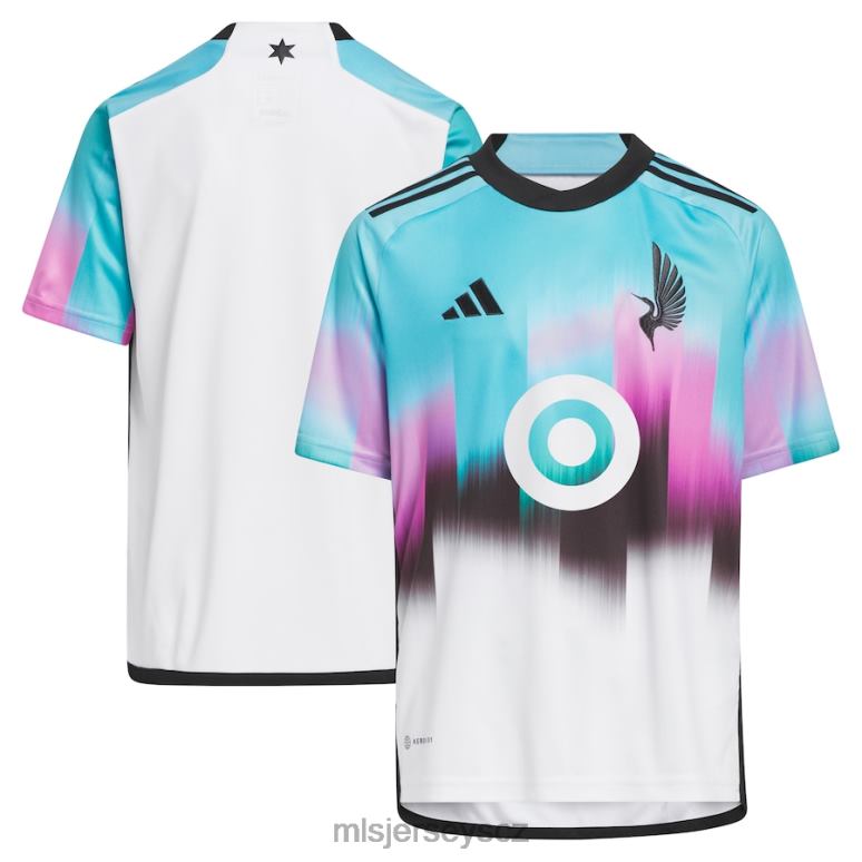 MLS Jerseys replika dresu minnesota united fc adidas white 2023 sady severních světel děti trikot ZN2H048