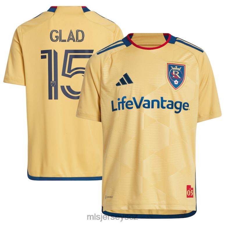 MLS Jerseys skutečné solné jezero justen happy adidas gold 2023 včelí úl státní kit replika hráčského dresu děti trikot ZN2H01122