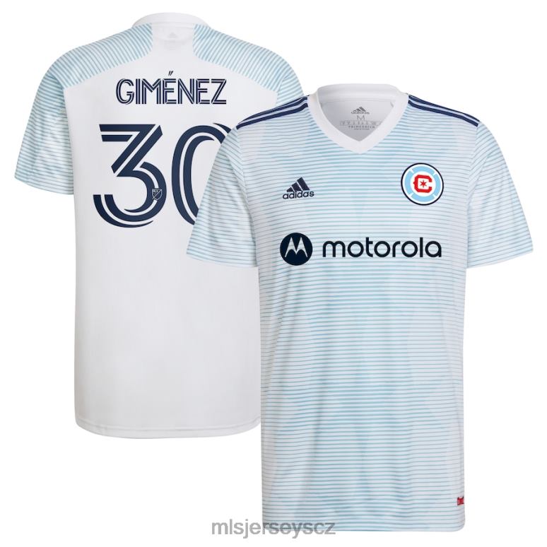 MLS Jerseys chicago fire gaston gimenez adidas white 2022 kit u jezera replika hráčského dresu muži trikot ZN2H01376