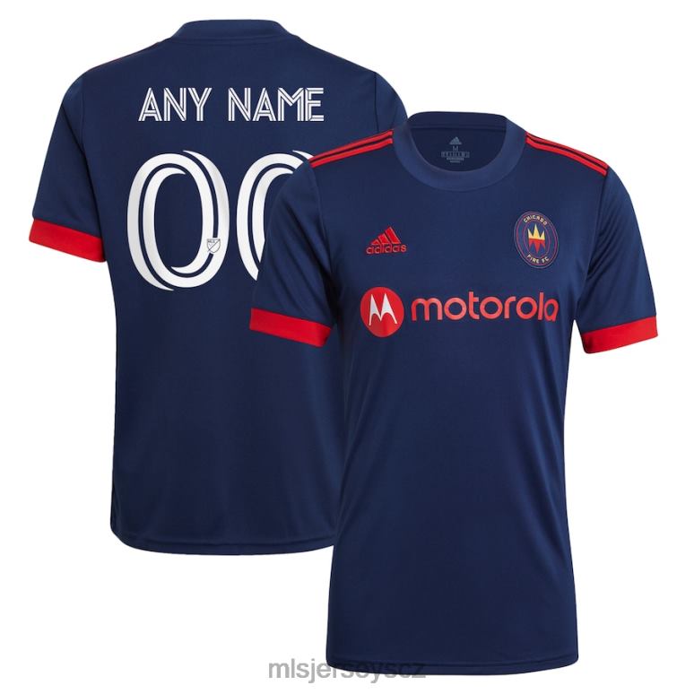 MLS Jerseys chicago fire adidas navy 2021 primární replika zakázkového dresu muži trikot ZN2H0693