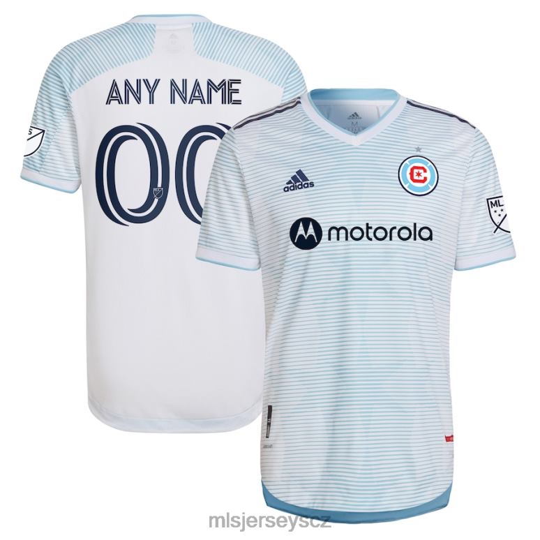 MLS Jerseys chicago fire adidas white 2022 kit autentický zakázkový dres muži trikot ZN2H0776