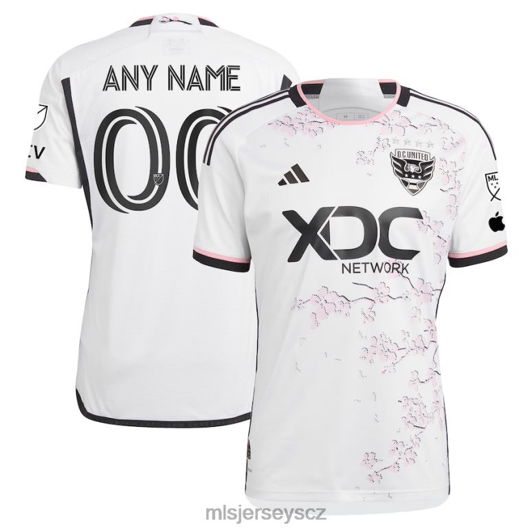 MLS Jerseys DC. united adidas white 2023 the cherry bloss kit autentický zakázkový dres muži trikot ZN2H0102