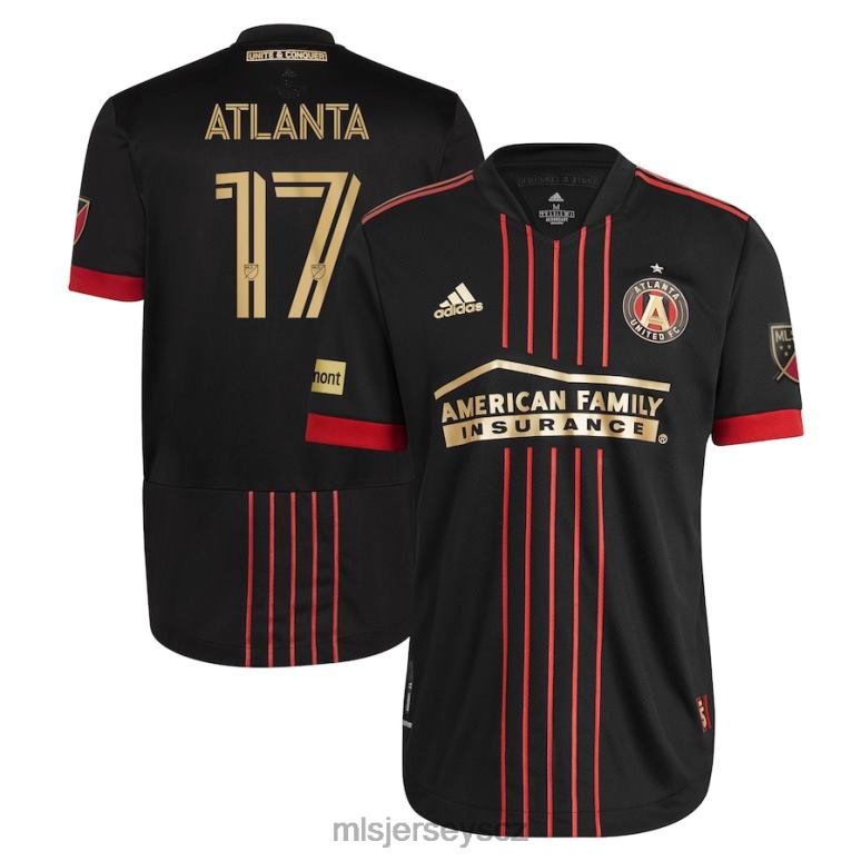 MLS Jerseys atlanta spojila příznivce fc adidas black 2021 the blvck kit autentický dres muži trikot ZN2H0406