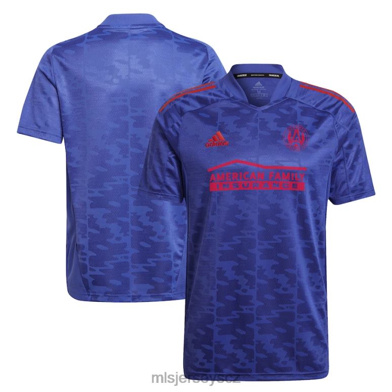 MLS Jerseys atlanta united fc adidas blue 2022 primeblue replika dresu muži trikot ZN2H0131