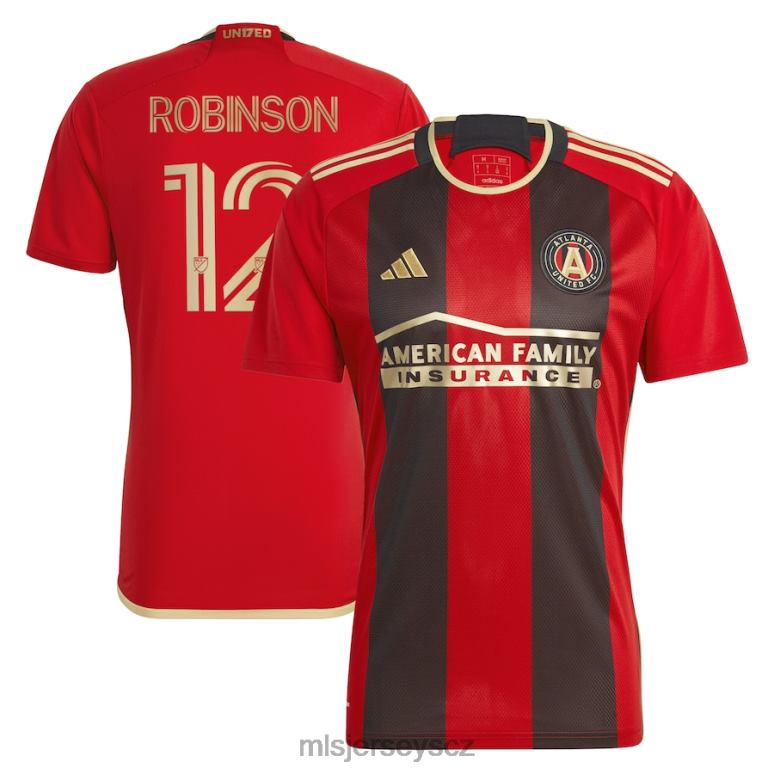 MLS Jerseys atlanta united fc miles robinson adidas black 2023 the 17s' kit replika dresu muži trikot ZN2H0566