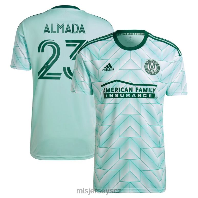 MLS Jerseys atlanta united fc thiago almada adidas mint 2023 the forest kit replika hráčského dresu muži trikot ZN2H0127