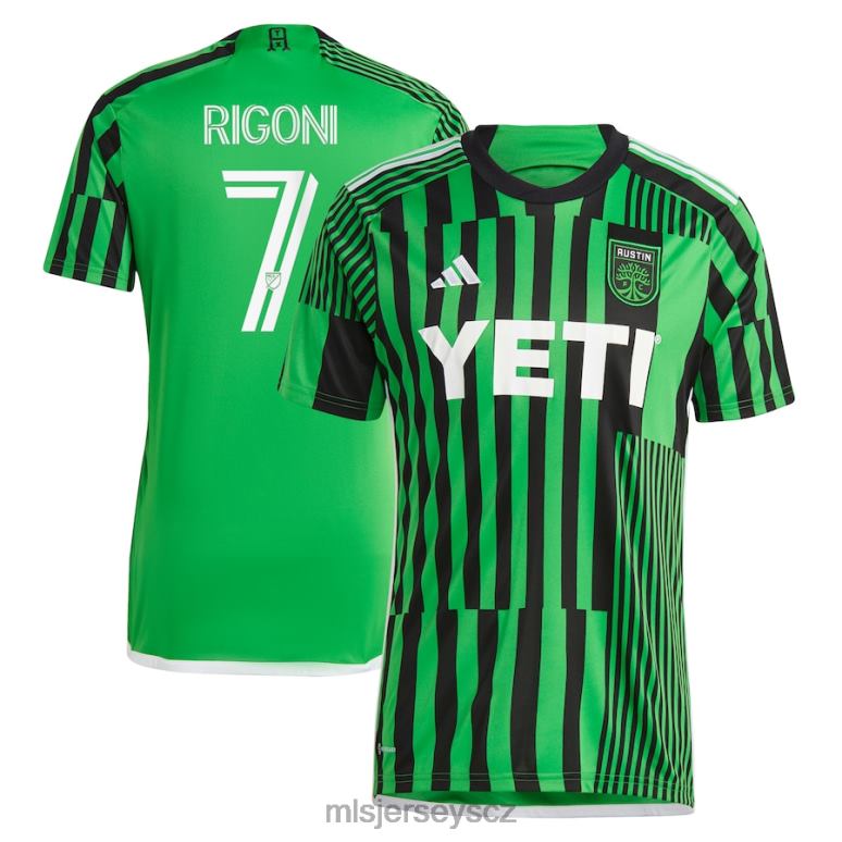 MLS Jerseys replika dresu austin fc emiliano rigoni adidas green 2023 las voces kit muži trikot ZN2H0969