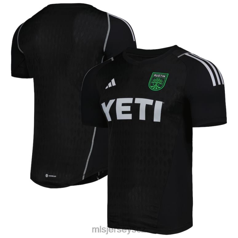 MLS Jerseys Replika brankářského dresu austin fc adidas black 2023 muži trikot ZN2H072