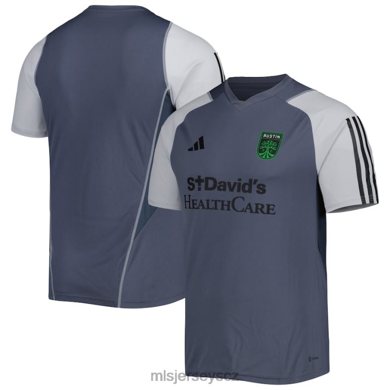MLS Jerseys austin fc adidas grey 2023 tréninkový dres na hřiště muži trikot ZN2H0278