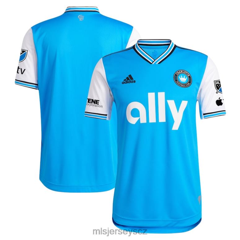 MLS Jerseys charlotte fc adidas blue 2023 nově ražený autentický dres muži trikot ZN2H050