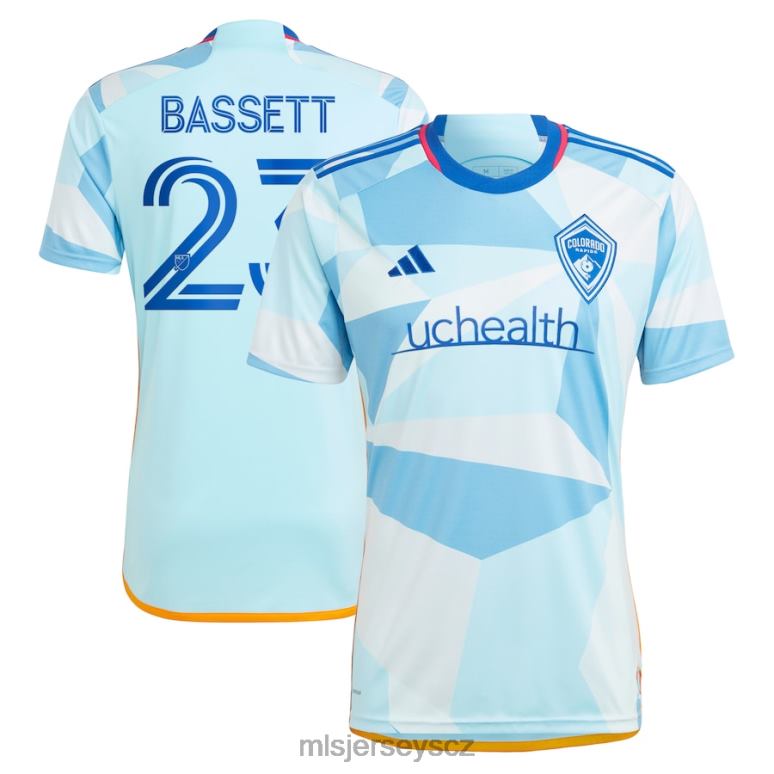 MLS Jerseys colorado rapids cole bassett adidas světle modrý 2023 nový denní kit replika dresu muži trikot ZN2H0832