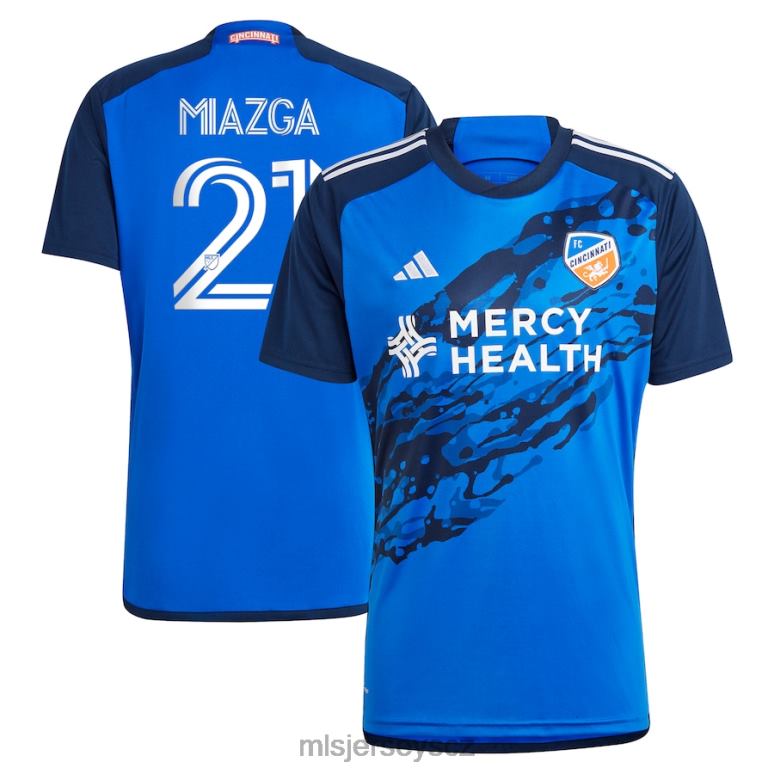 MLS Jerseys fc cincinnati matt miazga adidas blue 2023 river kit replika dresu muži trikot ZN2H0533