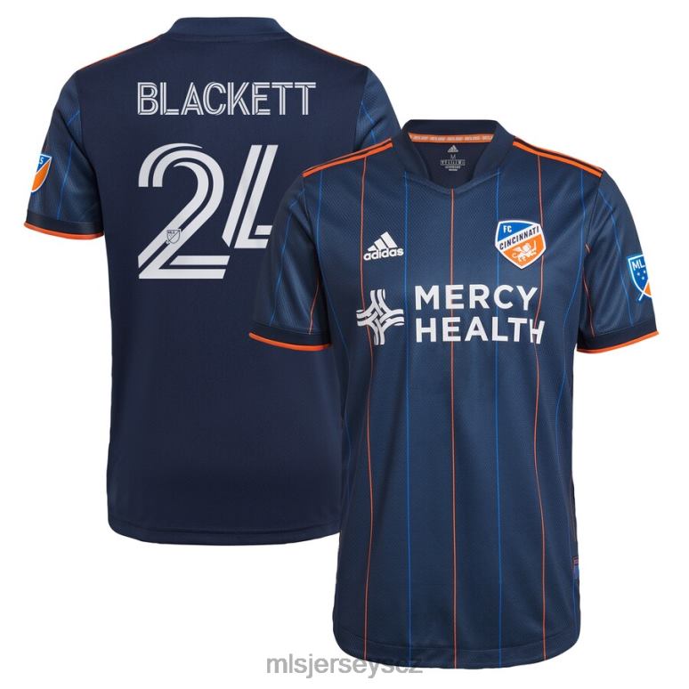 MLS Jerseys fc cincinnati tyler blackett adidas navy 2021 dynamická sada autentického hráčského dresu muži trikot ZN2H01400