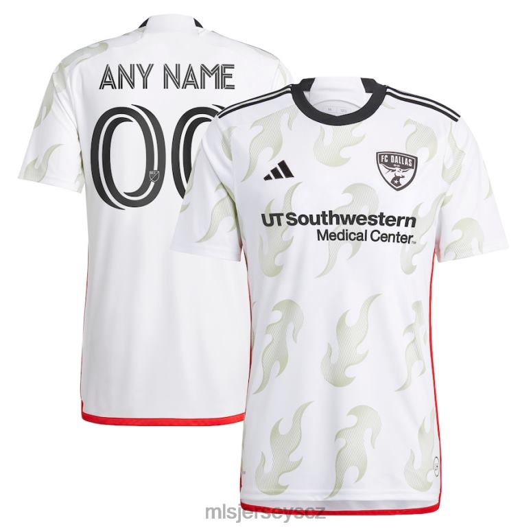 MLS Jerseys fc dallas adidas white 2023 burn baby burn replika custom dresu muži trikot ZN2H0302