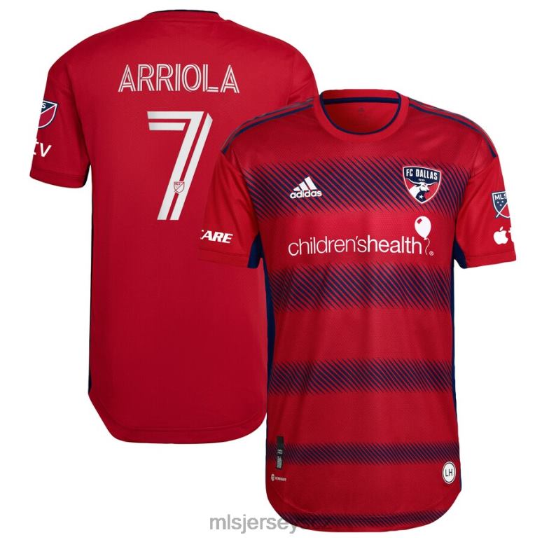 MLS Jerseys autentický hráčský dres fc dallas paul arriola adidas červený 2023 crescendo kit muži trikot ZN2H0377