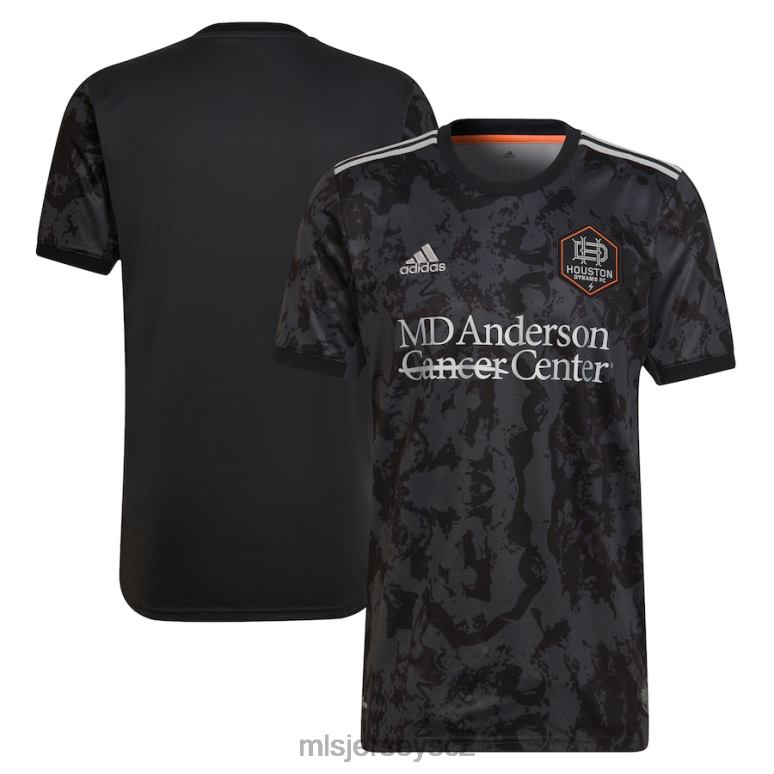 MLS Jerseys Houston dynamo fc adidas black 2022 the bayou city dres replika prázdný dres muži trikot ZN2H0320