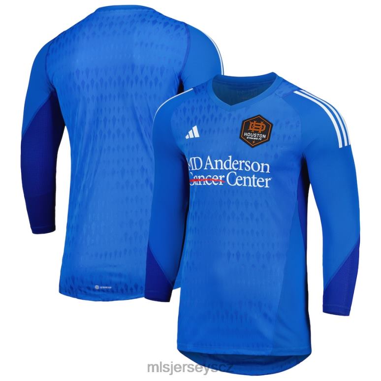 MLS Jerseys Houston dynamo fc adidas blue 2023 brankářský dres s dlouhým rukávem replika muži trikot ZN2H01212