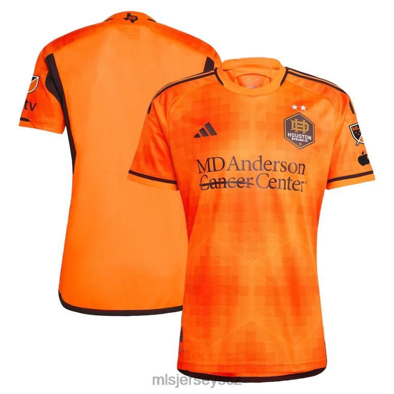 MLS Jerseys Houston dynamo fc adidas oranžový 2023 el sol autentický dres muži trikot ZN2H0146