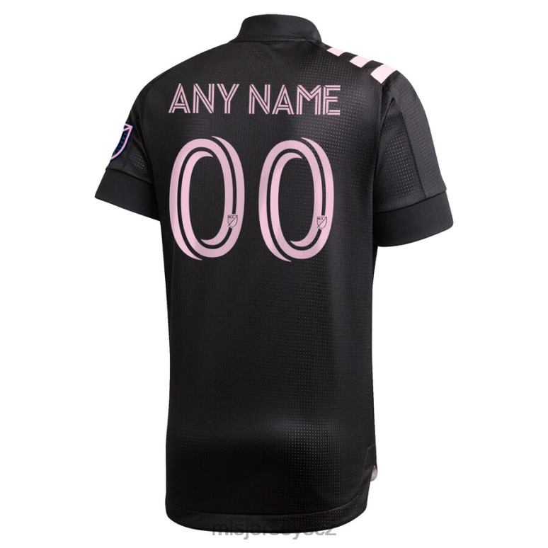 MLS Jerseys Inter miami cf adidas black 2020 inaugurační výjezdní zakázkový autentický dres muži trikot ZN2H01100
