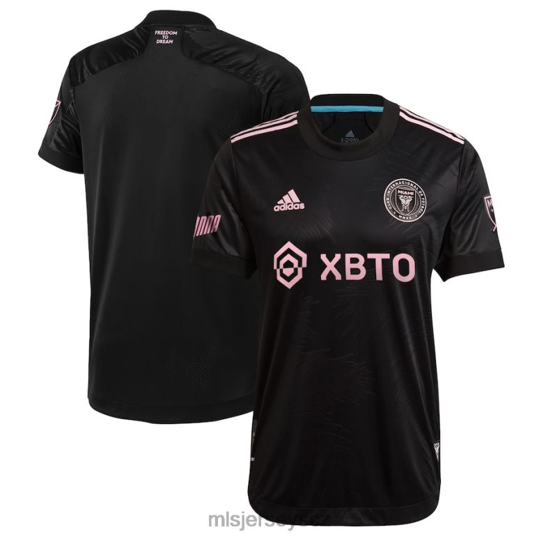 MLS Jerseys Inter miami cf adidas black 2021 la palma autentický prázdný dres muži trikot ZN2H0365