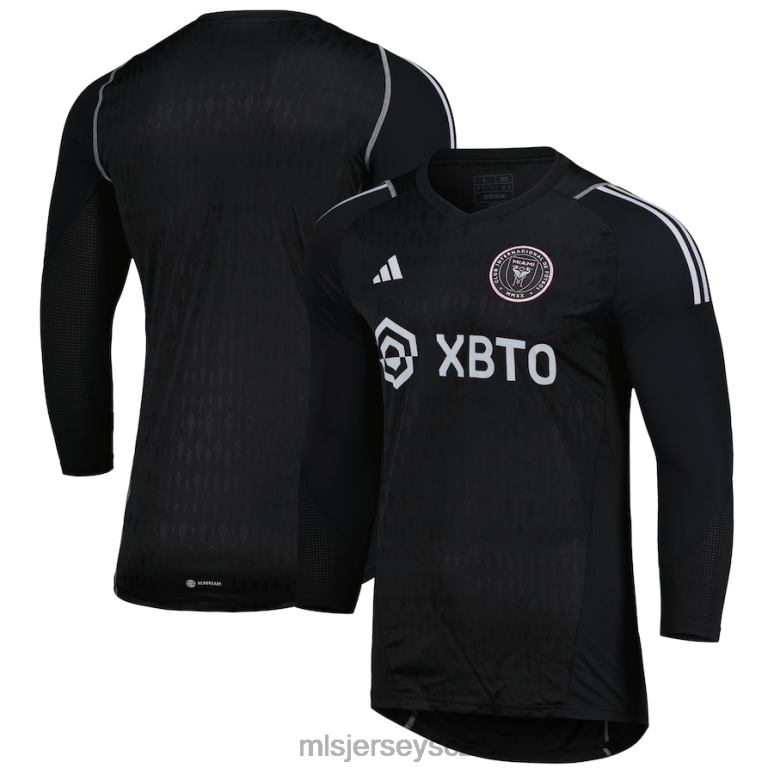 MLS Jerseys Inter miami cf adidas černý 2023 brankářský dres s dlouhým rukávem replika muži trikot ZN2H0649