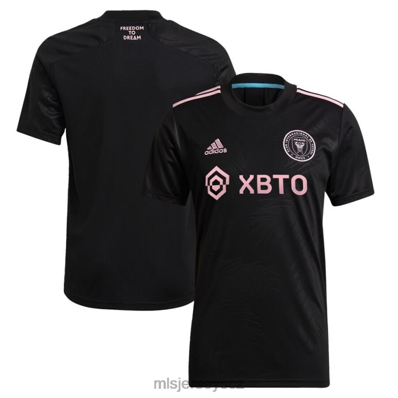 MLS Jerseys inter miami cf adidas black 2021 la palma replika dresu muži trikot ZN2H0438