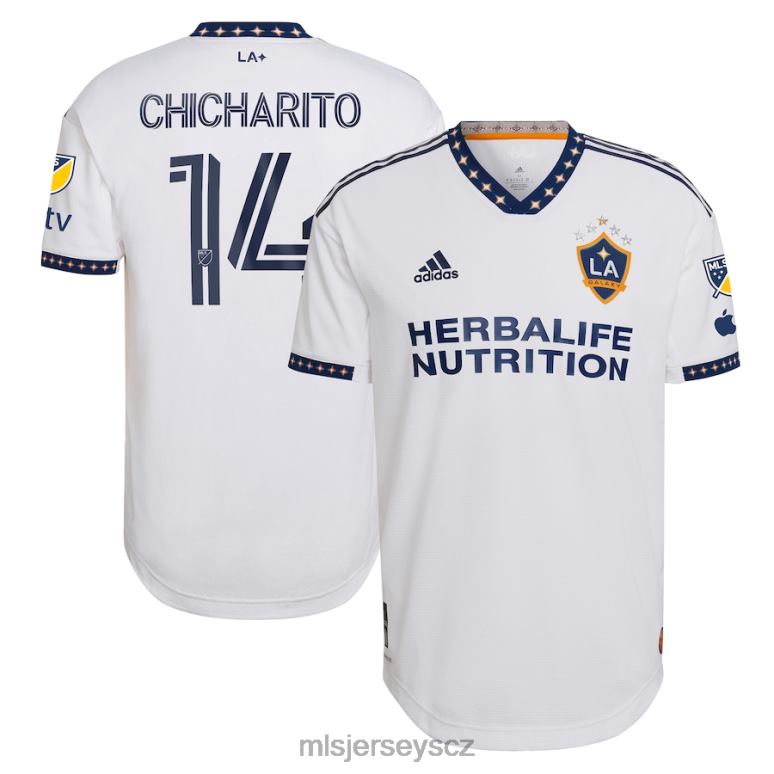 MLS Jerseys autentický hráčský dres la galaxy chicharito adidas white 2023 city of dreams kit muži trikot ZN2H0550