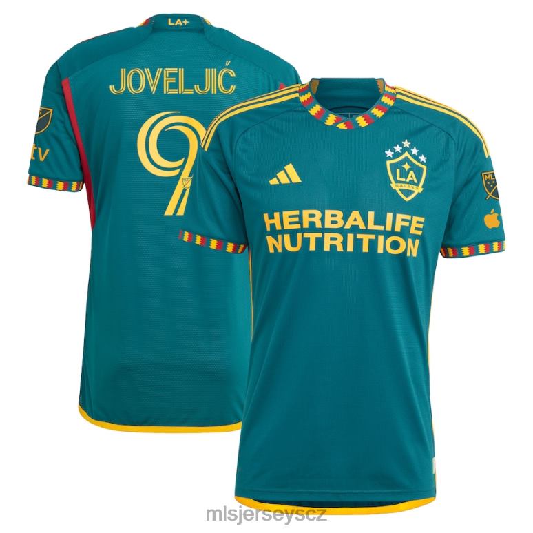 MLS Jerseys la galaxy dejan joveljic adidas green 2023 sada autentického hráčského dresu muži trikot ZN2H0483