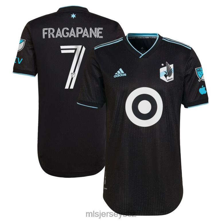 MLS Jerseys minnesota united fc franco fragapane adidas black 2023 minnesota night kit autentický dres muži trikot ZN2H0852