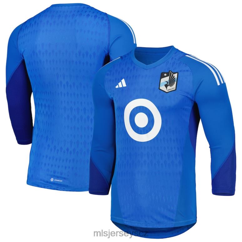 MLS Jerseys Replika brankářského dresu s dlouhým rukávem minnesota united fc adidas blue 2023 muži trikot ZN2H0352