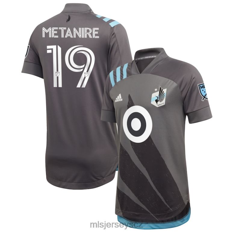 MLS Jerseys Minnesota united fc romain metanire adidas grey 2020 wing autentický dres muži trikot ZN2H01359