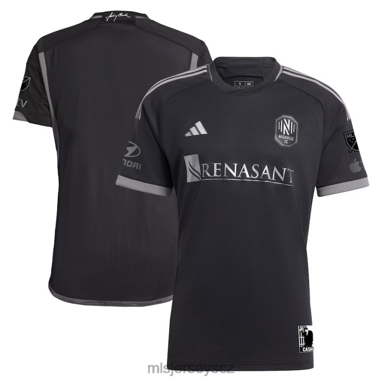 MLS Jerseys nashville sc adidas black 2023 muž v černém dresu muži trikot ZN2H02