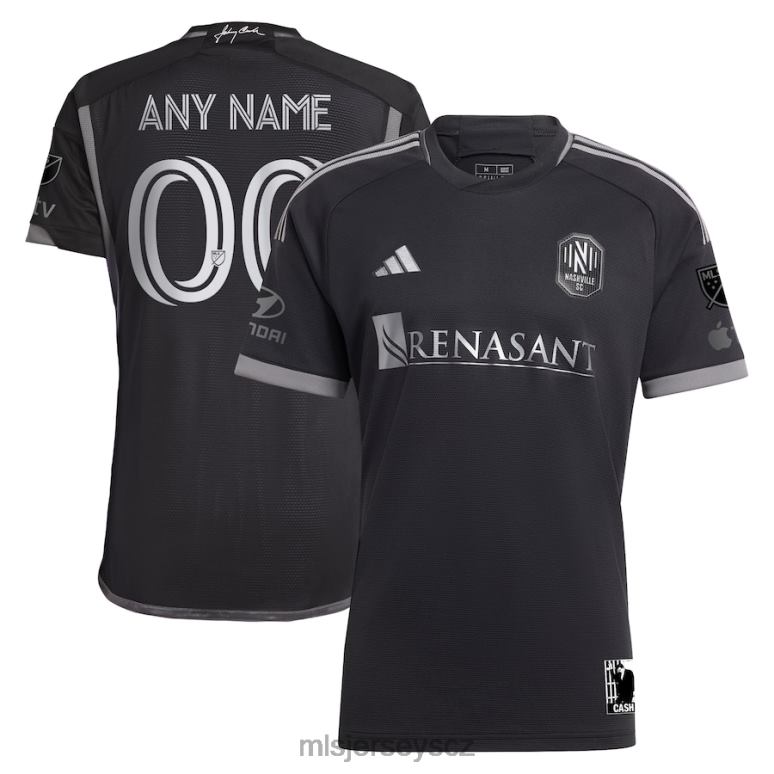 MLS Jerseys nashville sc adidas black 2023 muž v černém dresu na zakázku muži trikot ZN2H088