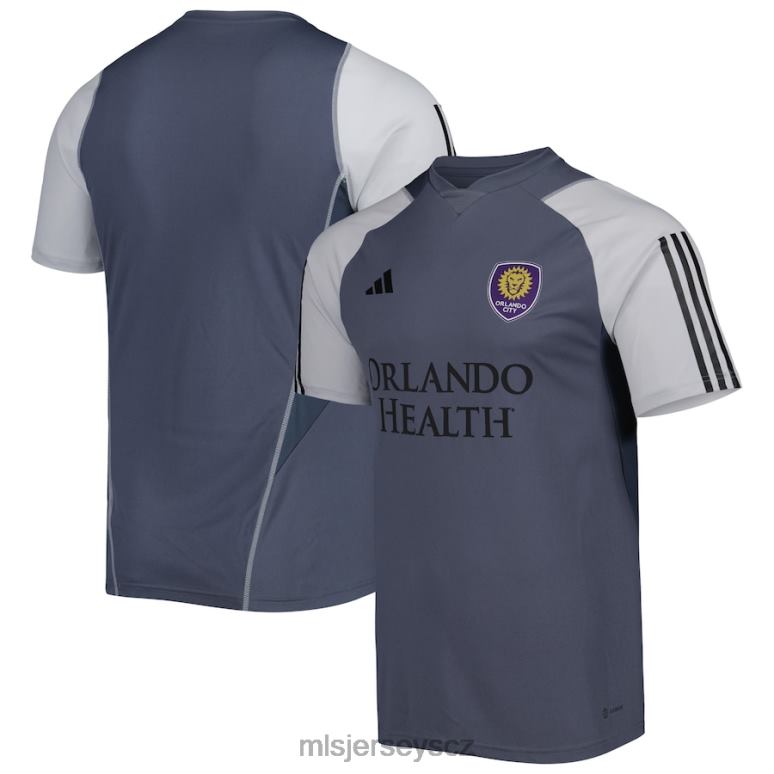 MLS Jerseys orlando city sc adidas šedý 2023 tréninkový dres na hřiště muži trikot ZN2H0256