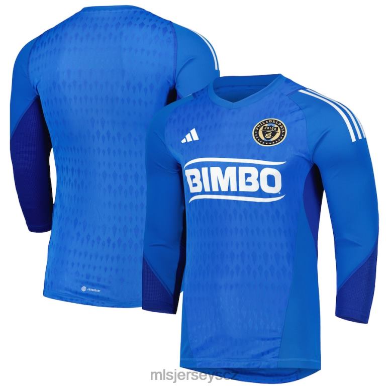 MLS Jerseys philadelphia union adidas blue 2023 brankářský dres s dlouhým rukávem replika muži trikot ZN2H034