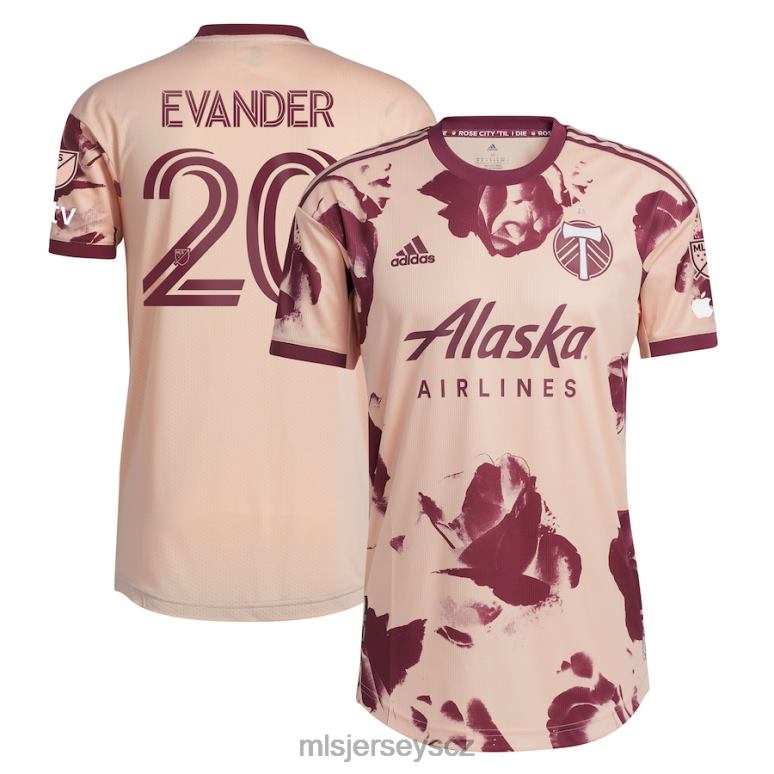 MLS Jerseys portland timbers evander adidas růžová 2023 tradiční růžová sada autentický hráčský dres muži trikot ZN2H01459