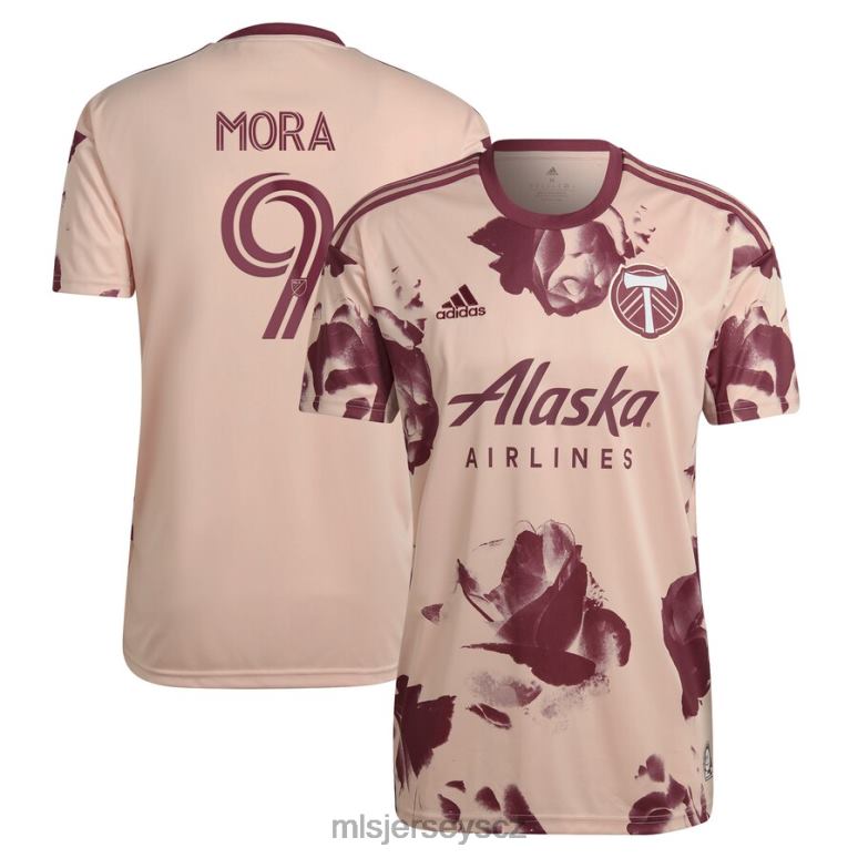MLS Jerseys portland timbers felipe mora adidas růžový 2022 dědictví růže kit replika hráč dres muži trikot ZN2H01015