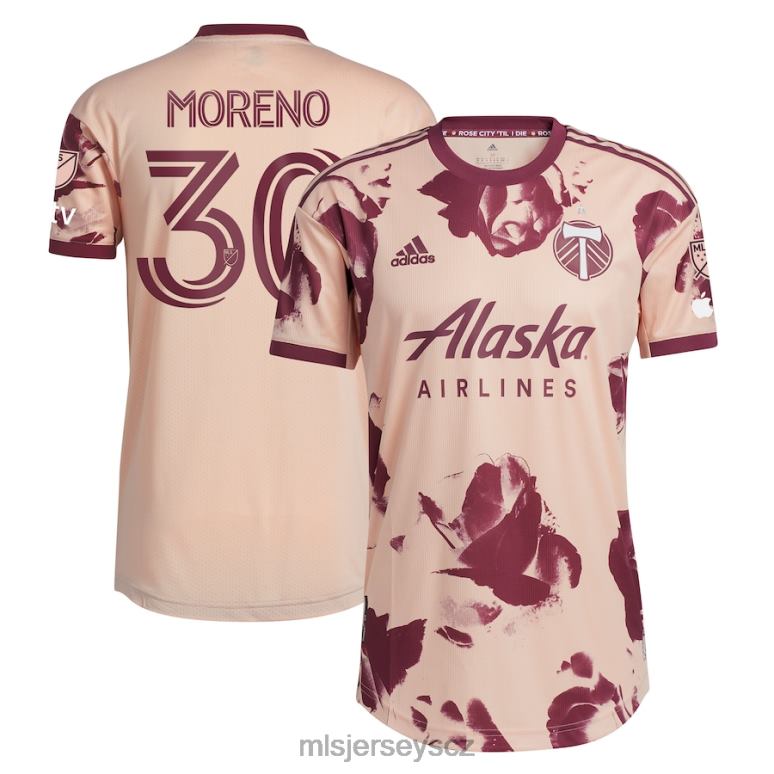 MLS Jerseys portland timbers santiago moreno adidas růžová 2023 tradiční růžová sada autentický hráčský dres muži trikot ZN2H01286