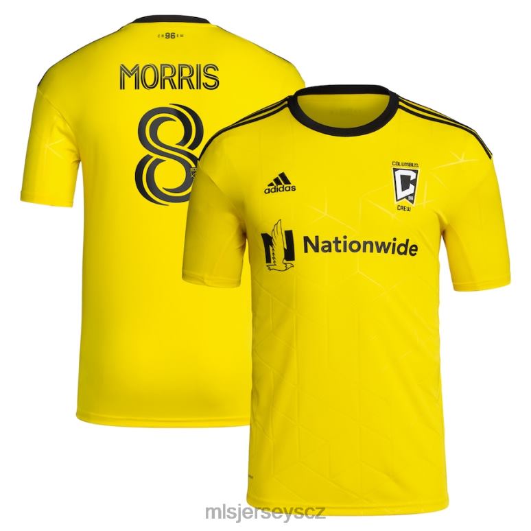 MLS Jerseys Columbus crew aidan morris adidas žlutý 2023 zlatý standardní kit replika hráčského dresu muži trikot ZN2H01032