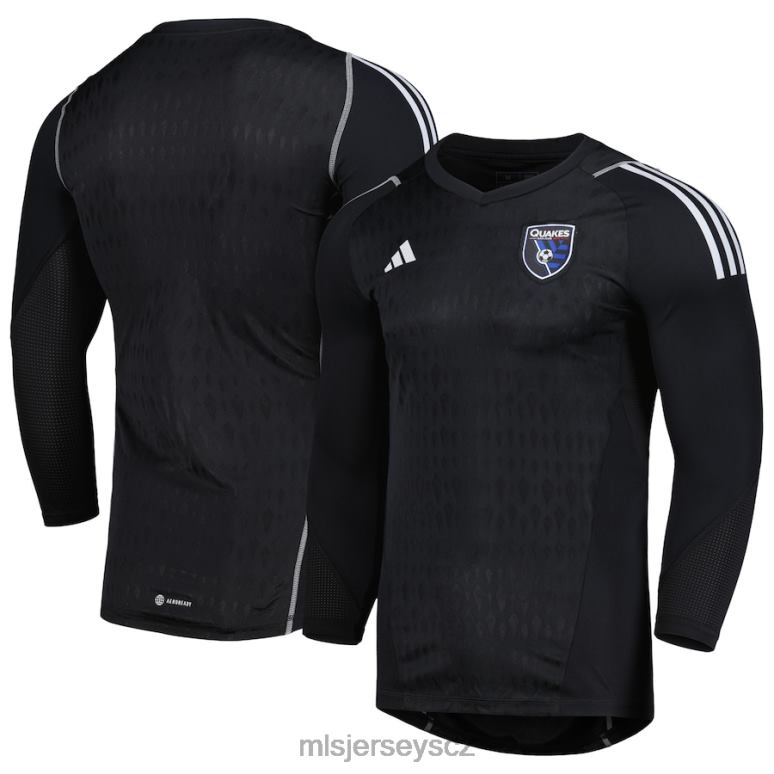 MLS Jerseys San Jose earthquakes adidas černý brankářský dres s dlouhým rukávem 2023 muži trikot ZN2H01164