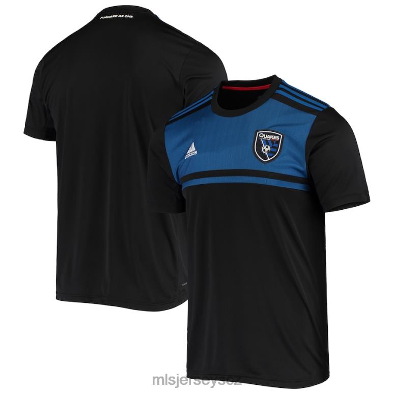 MLS Jerseys San Jose zemětřesení adidas black 2020 replika prázdného primárního aeroready dresu muži trikot ZN2H0538